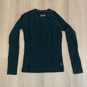 Smartwool Classic Thermal Merino Base Layer Crew - Emerald Green/S